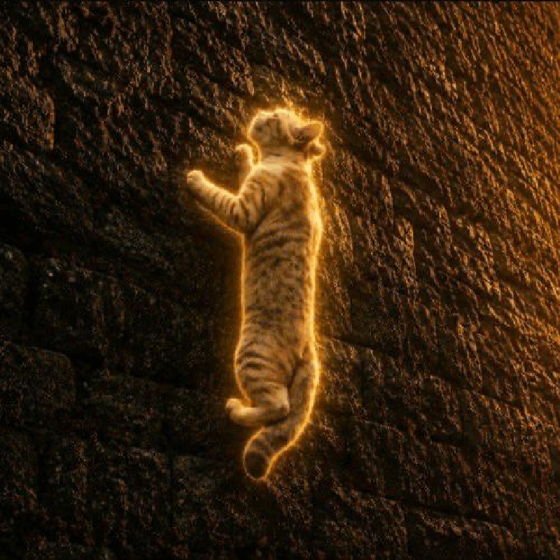 Sisypuss Cat meme coin artwork