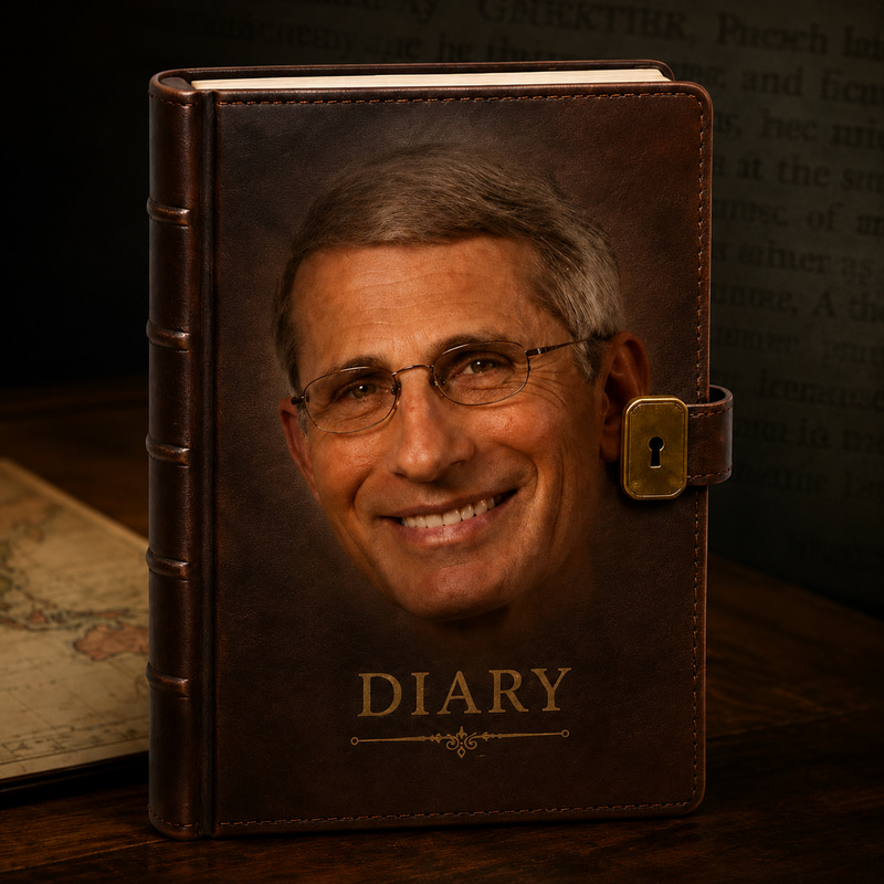 The Fauci Diary meme coin artwork