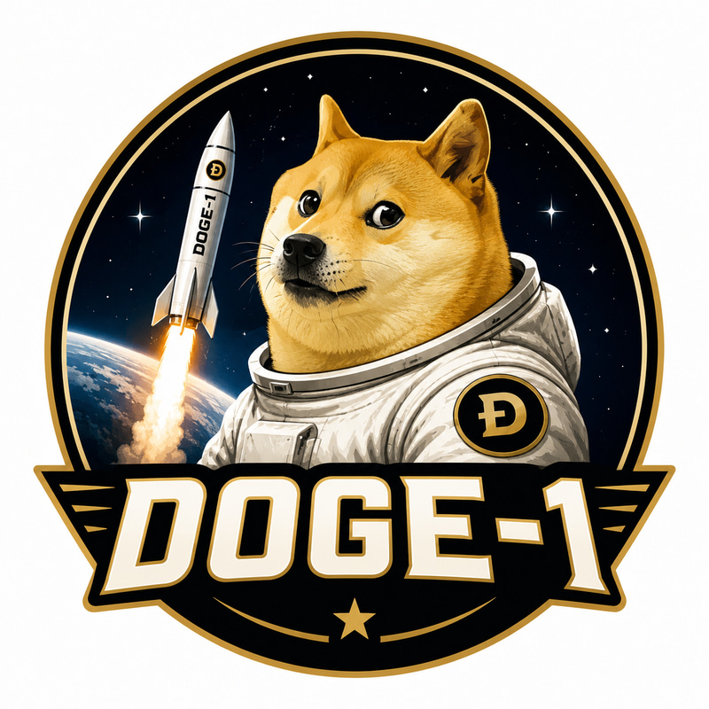 DOGE-1 meme coin artwork