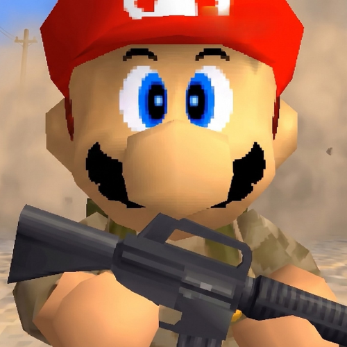 Mario 64 meme coin artwork