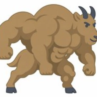 Goat Huuuge meme coin artwork